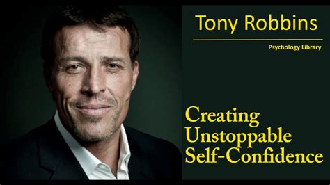 tony robbins confidence